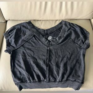 NWT - Anthropologie Pilcro Oversized VNeck Sweatshirt - size small